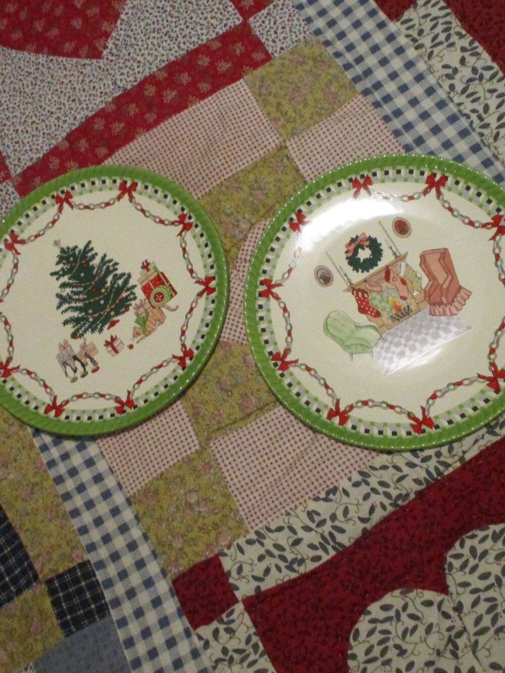 New Cath Kidston London Christmas Side Plate Set